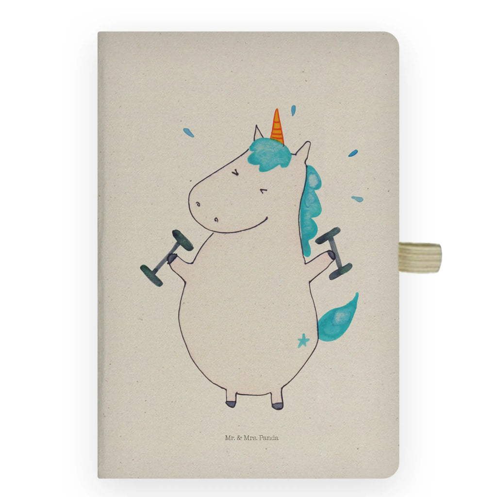 Cotton notebook unicorn fitness notepad, diary, notes, entry book, notebook, writing book, address book, journal, sketchbook, unicorn, unicorns, Diet, Unicorns, Unicorn, English, model, Sports, Gym, Fitness, Dieting, Sixpack, Fitnessstudio