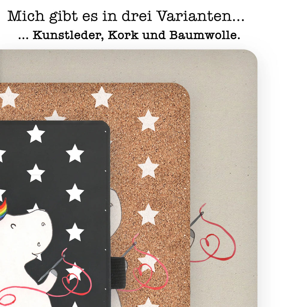 Bawełniany notatnik DIN A4 Jednorożec krawcowa Jednorożec, jednorożce, dekoracje jednorożca, jednorożec