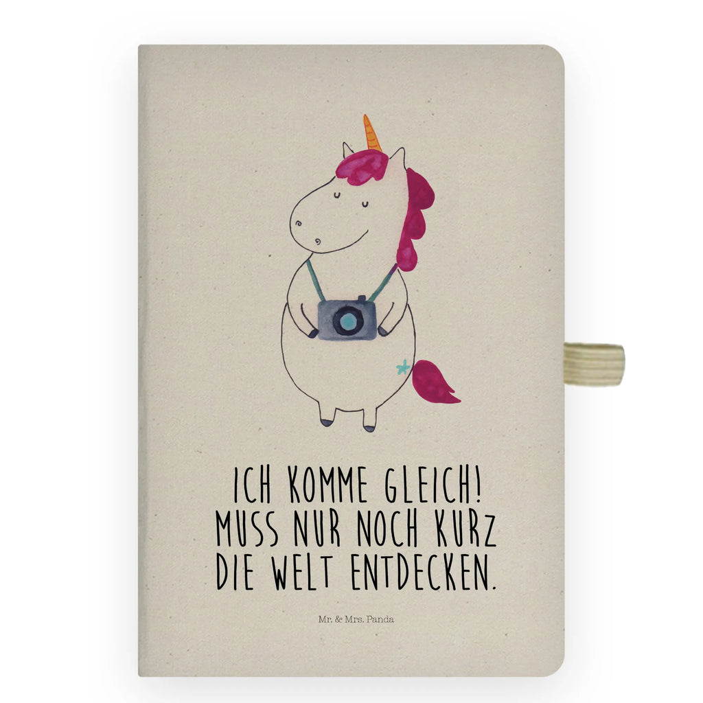 Bawełniany notatnik DIN A4 Jednorożec fotograf Jednorożec, jednorożce, dekoracje jednorożca, jednorożec