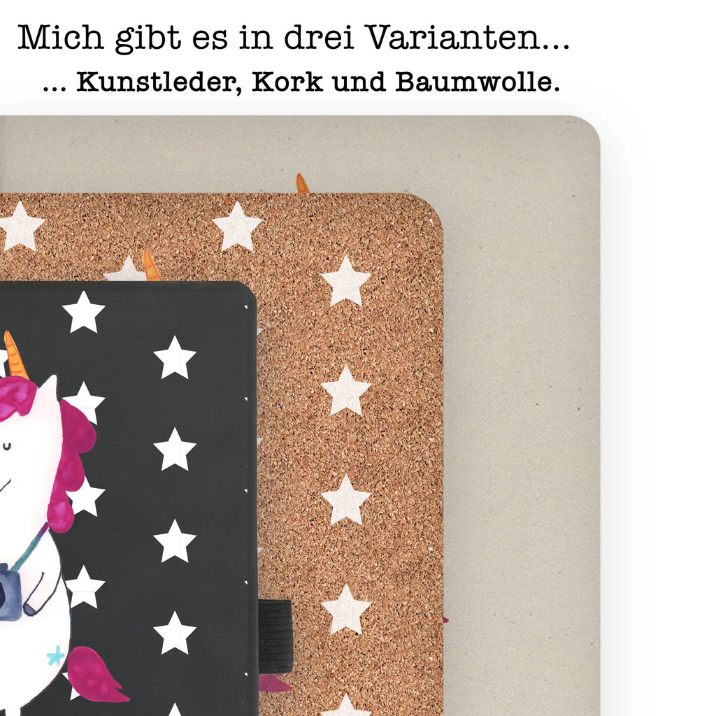 Bawełniany notatnik DIN A4 Jednorożec fotograf Jednorożec, jednorożce, dekoracje jednorożca, jednorożec