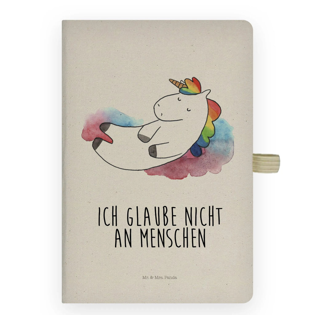 Bawełniany notatnik DIN A4 Jednorożec Siódme niebo Jednorożec, jednorożce, dekoracje jednorożca, jednorożec