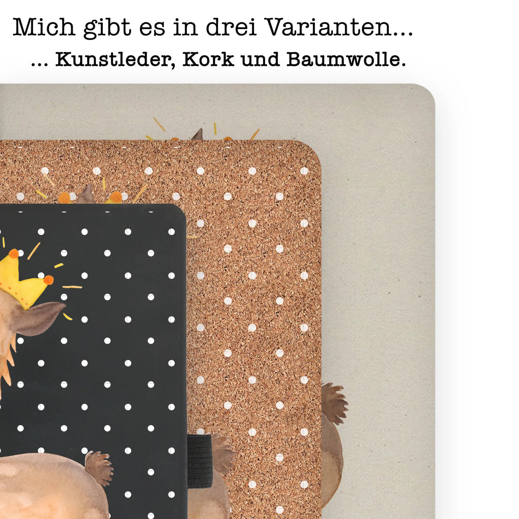 Bawełniany notatnik DIN A4 lama Król Lama, Alpaka