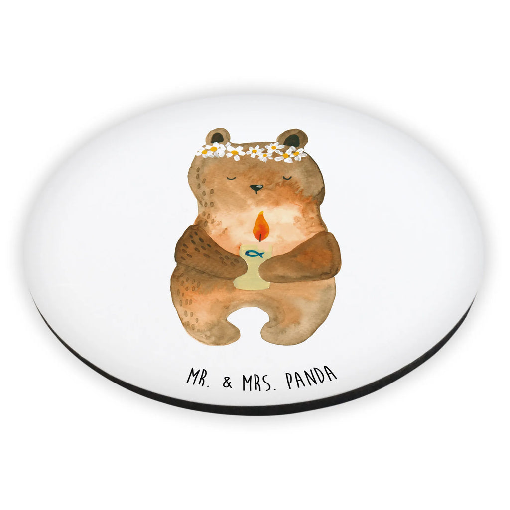 Round magnet bear communion rundmagnet, kühlschrankmagnete, Kühlschrankmagnet, magnete, Teddy, Bär, Teddybär, Taufkerze, Gottes Segen, Kommunion, Katholisch