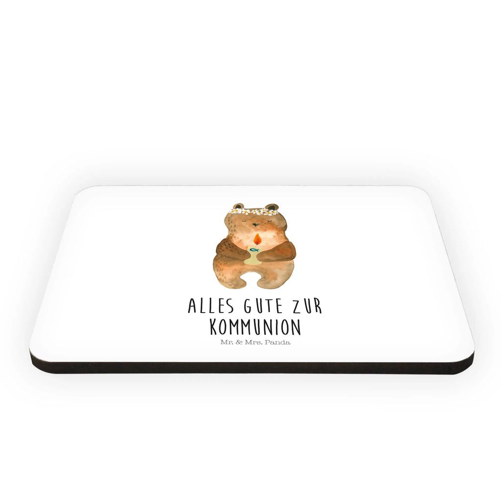 Magnet bear communion calendar magnet, refrigerator magnets, refrigerator magnet, magnetic board, magnet, office magnet, bear, teddy, teddy bear, cuddly toy, communion, baptismal candle, catholic, God's blessing