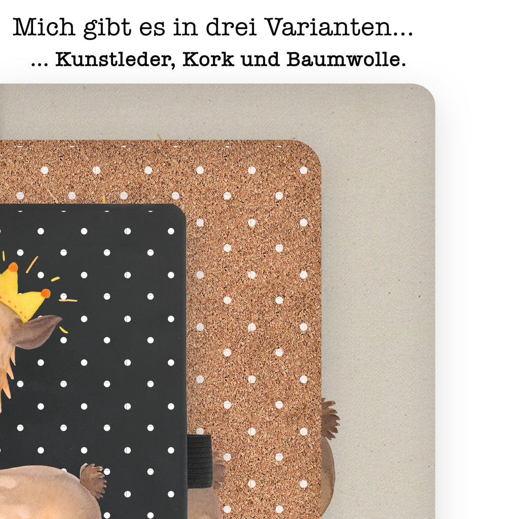 Bawełniany notatnik DIN A4 lama Król Lama, Alpaka