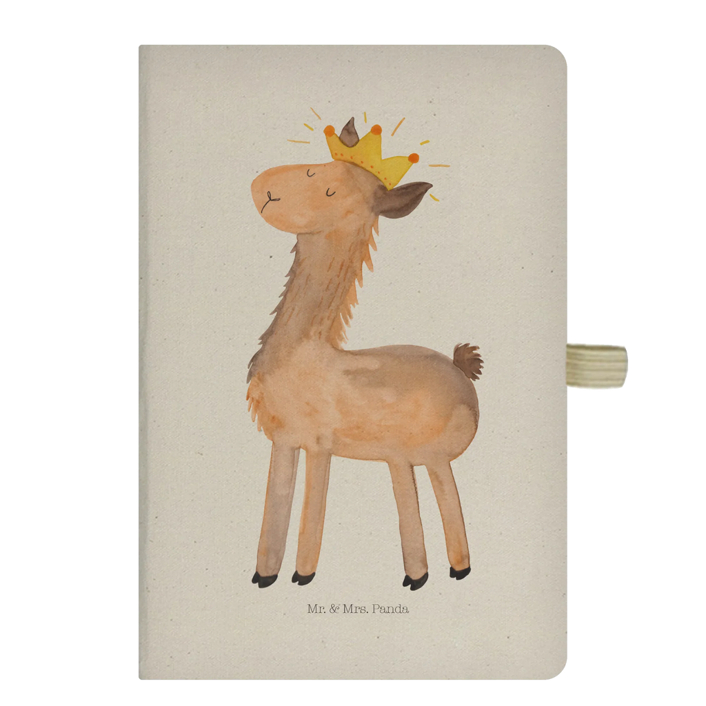 Bawełniany notatnik DIN A4 lama Król Lama, Alpaka