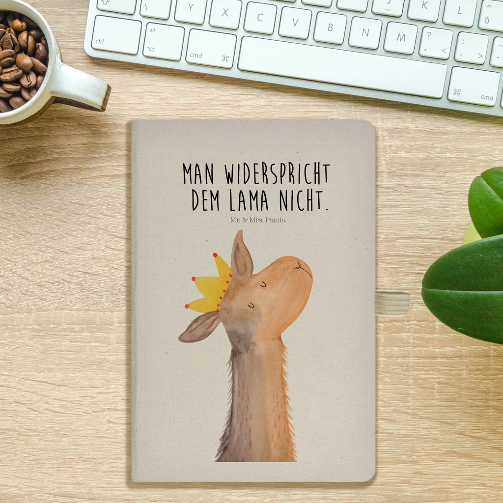 Cotton notebook llama head king writing book, journal, notepad, diary, notebook, entry book, address book, sketchbook, notes, Llama, llama, alpaca, trendy animal, queen, lamas, supervisor, office colleague, dad, mum, king, high school graduation, boss, girlfriend, colleague, lama