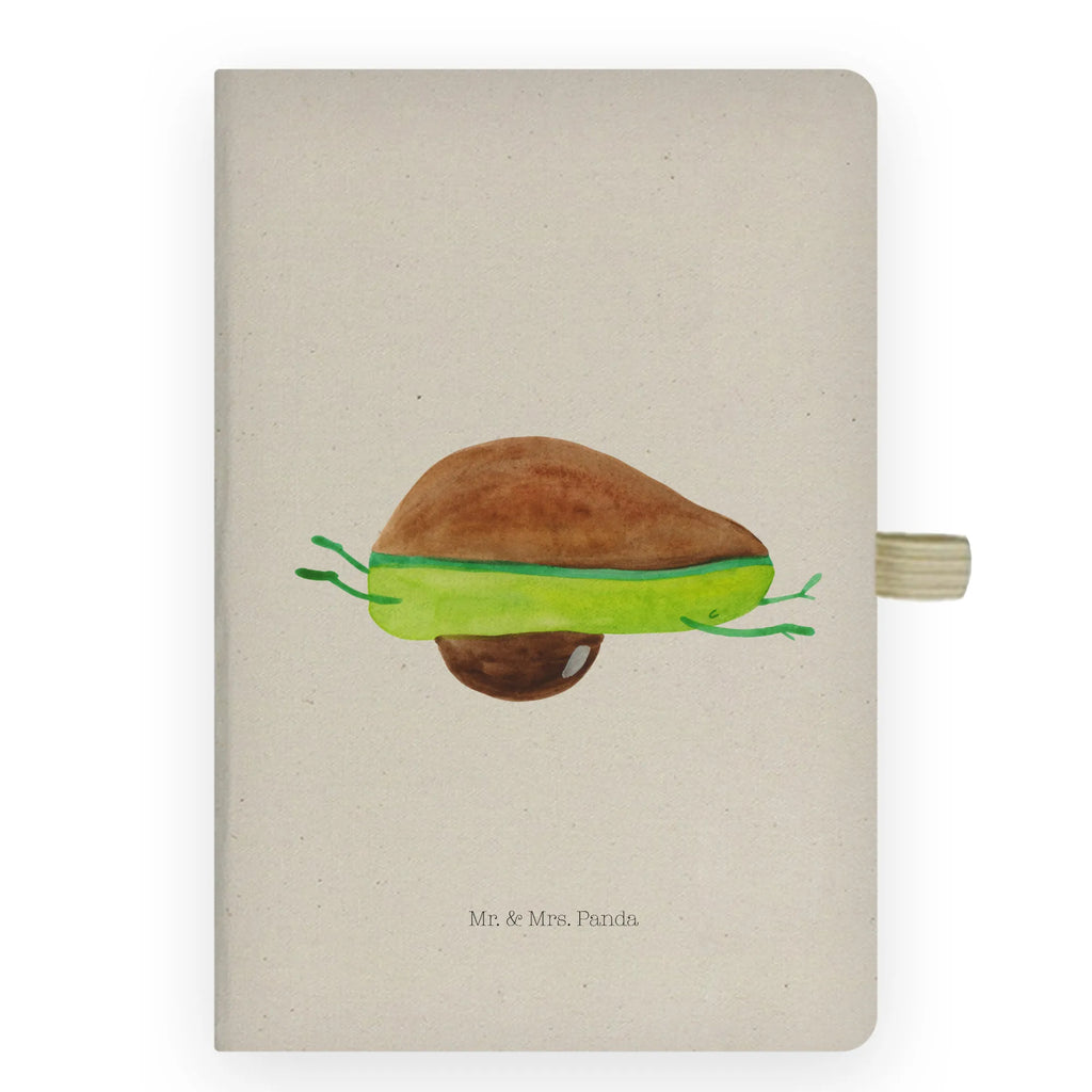 Cotton notebook avocado yoga Notizen, Eintragebuch, Tagebuch, Notizblock, Adressbuch, Journal, Kladde, Skizzenbuch, Notizheft, Schreibbuch, Schreibheft, Avocado, Veggie, Vegan, Gesund, Avocado Yoga Vegan