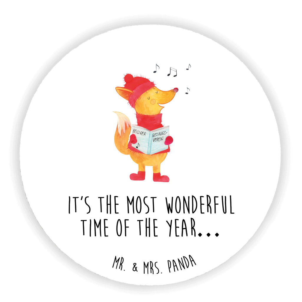 Rund Magnet Fuchs Sänger Kühlschrankmagnet, magnete, rundmagnet, kühlschrankmagnete, Wintermotiv, Winter, Weihnachtsdeko, Nikolaus, Weihnachten, Advent, Heiligabend, Füchse, Singen, Fuchs, Sänger, Weihnachtslieder, Geschenk Sänger
