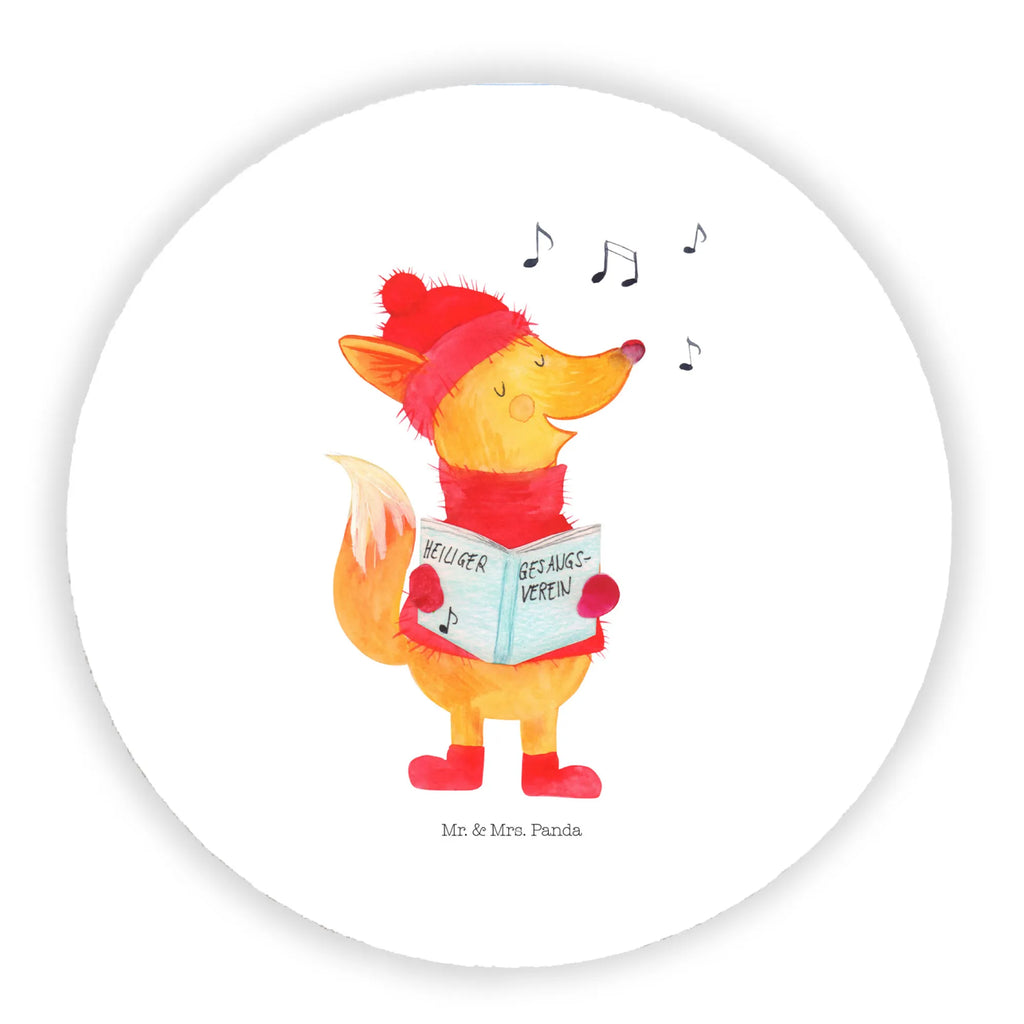 Rund Magnet Fuchs Sänger Kühlschrankmagnet, magnete, rundmagnet, kühlschrankmagnete, Wintermotiv, Winter, Weihnachtsdeko, Nikolaus, Weihnachten, Advent, Heiligabend, Füchse, Singen, Fuchs, Sänger, Weihnachtslieder, Geschenk Sänger
