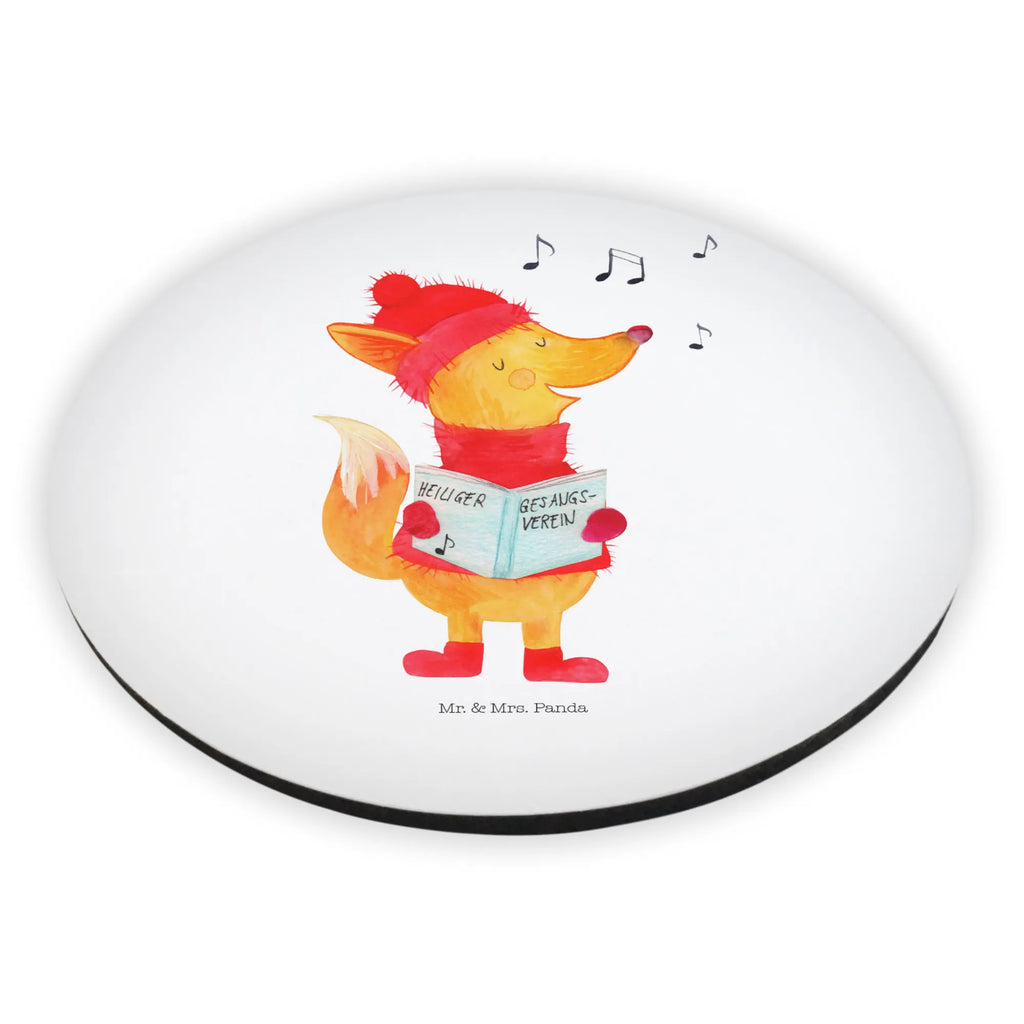 Rund Magnet Fuchs Sänger Kühlschrankmagnet, magnete, rundmagnet, kühlschrankmagnete, Wintermotiv, Winter, Weihnachtsdeko, Nikolaus, Weihnachten, Advent, Heiligabend, Füchse, Singen, Fuchs, Sänger, Weihnachtslieder, Geschenk Sänger