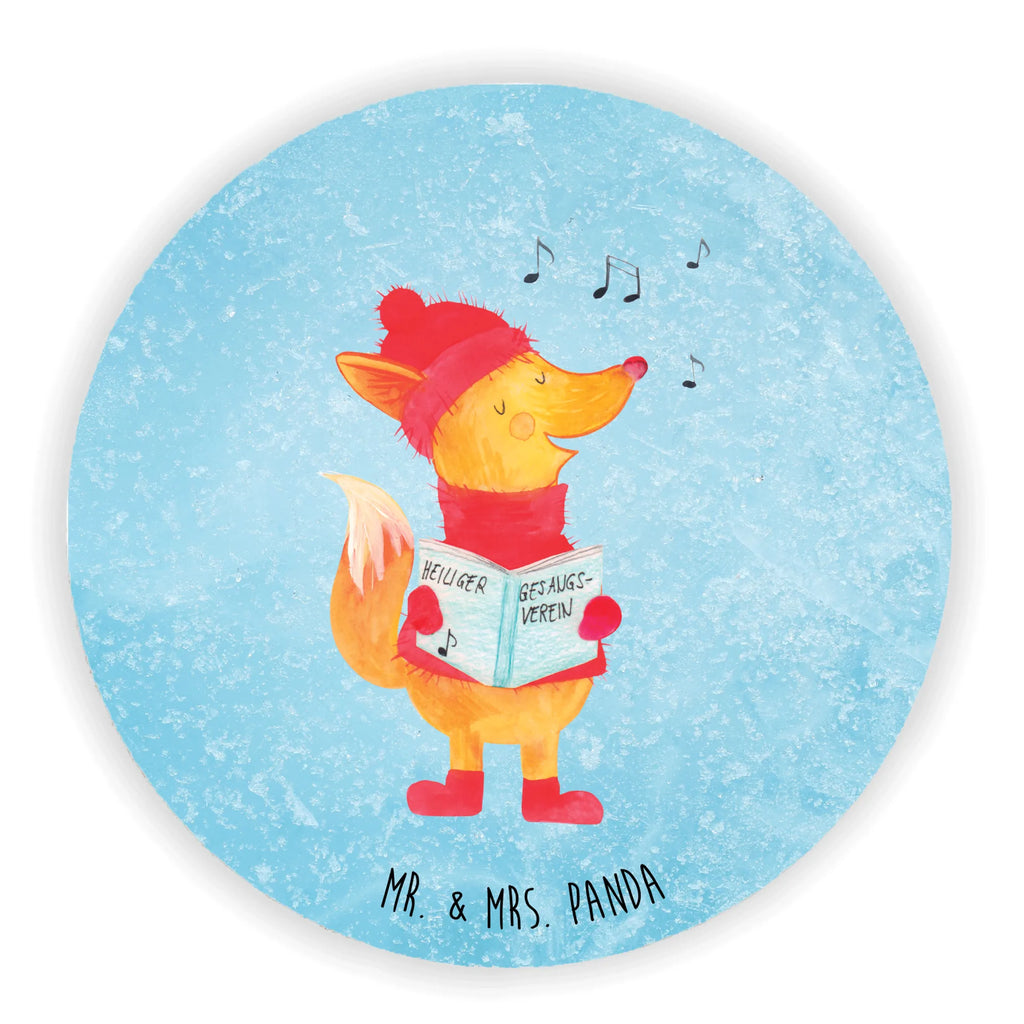 Rund Magnet Fuchs Sänger Kühlschrankmagnet, magnete, rundmagnet, kühlschrankmagnete, Wintermotiv, Winter, Weihnachtsdeko, Nikolaus, Weihnachten, Advent, Heiligabend, Füchse, Singen, Fuchs, Sänger, Weihnachtslieder, Geschenk Sänger