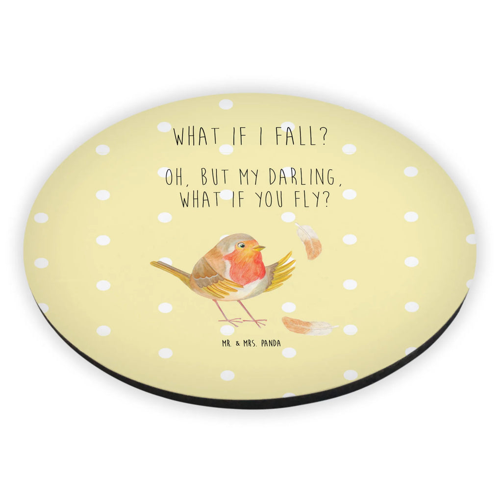Round magnet robin feathers calendar magnet, refrigerator magnets, refrigerator magnet, magnet, magnetic board, office magnet, small animals, cute, funny, cute animal motives, hand drawn, small world, funny sayings, good mood, happy, gifts, gift ideas, special gifts, animal lover, card, motivation pictures, flying, motivation slogans, What if i fall, robin, slogan courage, bird, slogan motivation