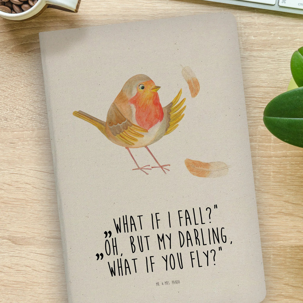 Baumwoll Notizbuch Rotkehlchen mit Federn A5 Heft, A5 Journal, din a5 kladde, Schreibbuch, din a5 buch, Journal A5, Notizbuch DIN A5, hardcover notizbuch, Tagebuch A5, Notizbuch A5 Hardcover, din a5 notizbuch, Notizheft A5, Skizzenbuch, hardcover kladde, A5 Skizzenbuch, A5 Notizbuch, Notizheft, a5 kladde, notizbuch, Schreibheft A5, Journal, Notizbuch A5, A5 Notizheft, Reisetagebuch, hardcover journal, a5 buch, Tagebuch, Lustige Sprüche, Tiermotive, Gute Laune, Tiere, Spruch Mut, What If I Fall, Motivationsbilder, Spruch Motivation, Rotkehlchen, Vogel, fliegen, Motivation Sprüche