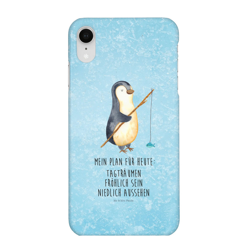 Phone case Penguin angler Iphone 10, mobile cover, mobile phone, mobile phone case, Iphone X, case, cover, Penguin, North Pole, Winter, Penguins, penguin, angler, hobby, planner, new start, gift, penguins, daydreams, daily schedule, vacation, gift idea, friends, fishing, weekend, motivation, plan
