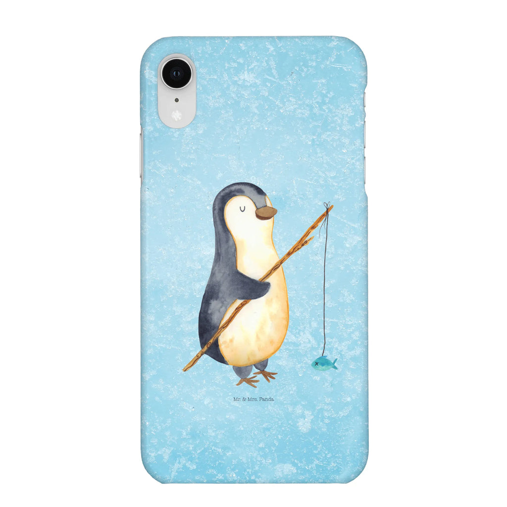 Phone case Penguin angler Iphone 10, mobile cover, mobile phone, mobile phone case, Iphone X, case, cover, Penguin, North Pole, Winter, Penguins, penguin, angler, hobby, planner, new start, gift, penguins, daydreams, daily schedule, vacation, gift idea, friends, fishing, weekend, motivation, plan