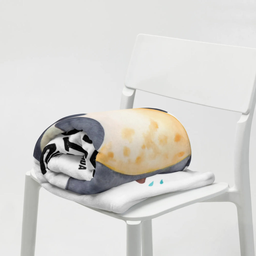 Baby blanket Penguin Laugh Geschenk Geburt, Babygeschenk, Krabbeldecke, Babydecke, Babyecke Kuscheldecke, Pinguin, lustiger Spruch, Humor, Optimismus, Fröhlichkeit, Fröhlich, Pinguine, Lachen