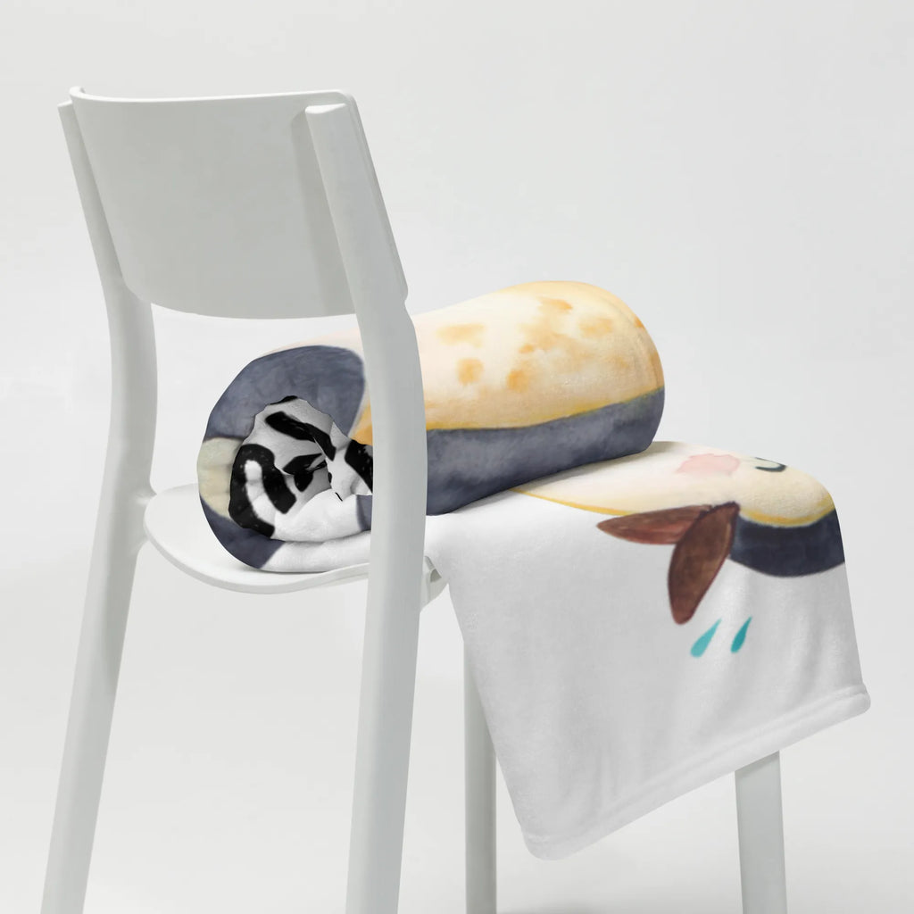 Baby blanket Penguin Laugh Geschenk Geburt, Babygeschenk, Krabbeldecke, Babydecke, Babyecke Kuscheldecke, Pinguin, lustiger Spruch, Humor, Optimismus, Fröhlichkeit, Fröhlich, Pinguine, Lachen