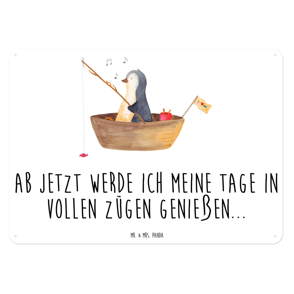 Blechschild Pinguin Angelboot Blechschild, Wandschild Metall, Blechschild Für Männer, Blechschild Küche, Blechschild Zum Aufhängen, Blechschild Groß, Türschild Metall, Blechschild Für Frauen, Blechschild Büro, Dekoschild Metall, Pinguin, Geschenkidee Liebeskummer, Pinguine, Scheidung, Motivation, Trennung, Boot, Neuanfang, Angeln, Neustart, Lebenslust, Angelboot, Genießen, Leben