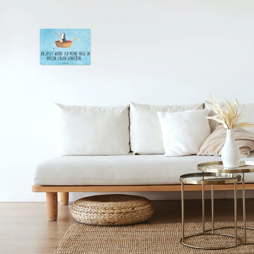 Blechschild Pinguin Angelboot Blechschild, Wandschild Metall, Blechschild Für Männer, Blechschild Küche, Blechschild Zum Aufhängen, Blechschild Groß, Türschild Metall, Blechschild Für Frauen, Blechschild Büro, Dekoschild Metall, Pinguin, Geschenkidee Liebeskummer, Pinguine, Scheidung, Motivation, Trennung, Boot, Neuanfang, Angeln, Neustart, Lebenslust, Angelboot, Genießen, Leben