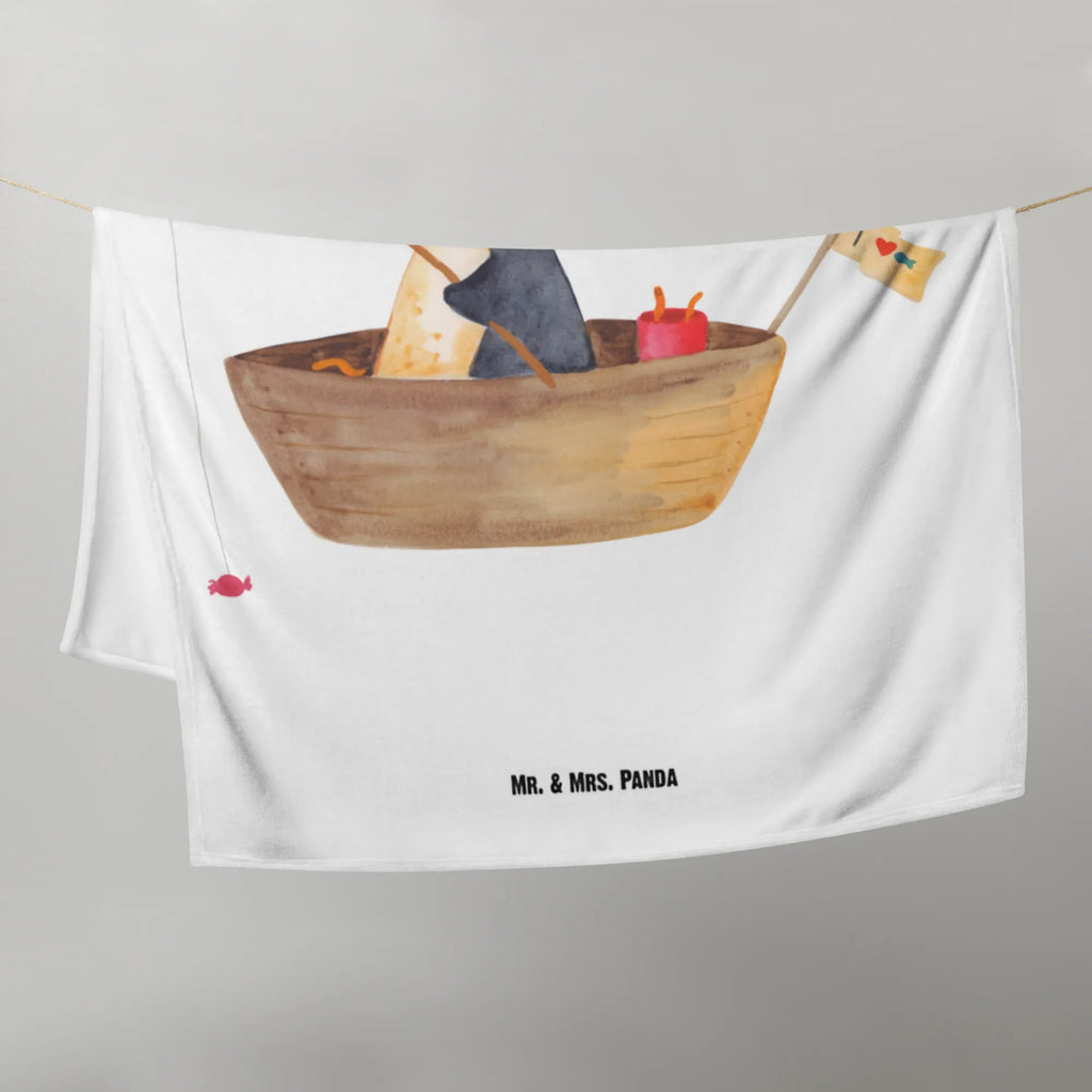 Baby blanket Penguin fishing boat Penguin, North Pole, Winter, Penguins, motivation, new beginning, enjoy, fishing, separation, gift idea heartache, life, boat, divorce, penguins, fishing boat, new start, love of life