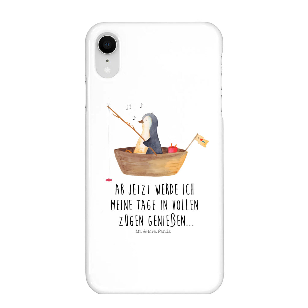 Handyhülle Pinguin Angelboot Hülle, Cover, Iphone X, Handy Case, Iphone 10, Handycover, Handy, Handyhülle, Pinguin, Angeln, Angelboot, Trennung, Neustart, Pinguine, Motivation, Geschenkidee Liebeskummer, Leben, Genießen, Lebenslust, Neuanfang, Boot, Scheidung