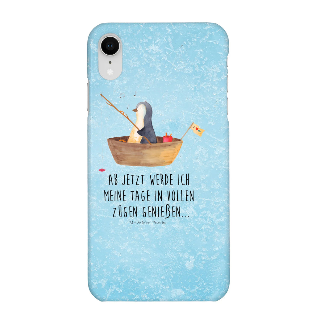 Handyhülle Pinguin Angelboot Hülle, Cover, Iphone X, Handy Case, Iphone 10, Handycover, Handy, Handyhülle, Pinguin, Angeln, Angelboot, Trennung, Neustart, Pinguine, Motivation, Geschenkidee Liebeskummer, Leben, Genießen, Lebenslust, Neuanfang, Boot, Scheidung