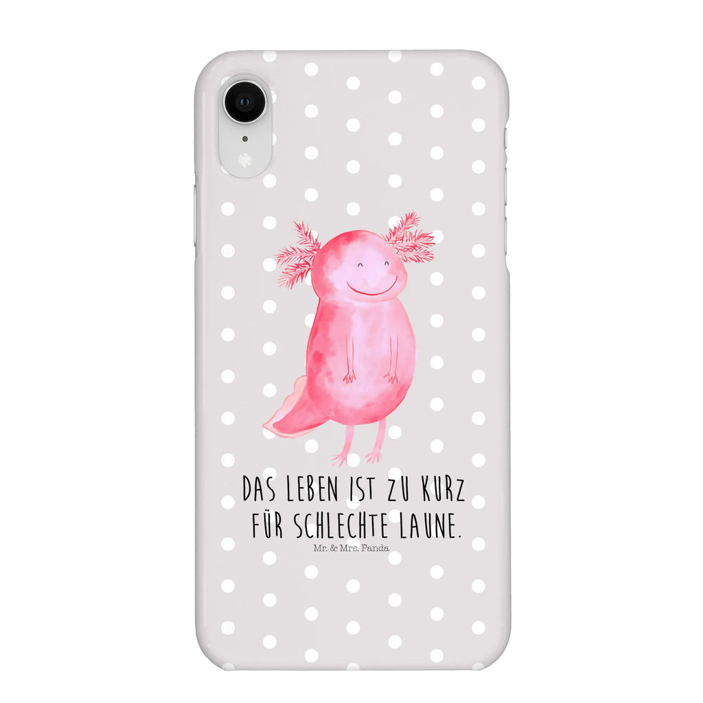 Handyhülle Axolotl Glücklich Hülle, Handy Case, Iphone X, Handy, Iphone 10, Cover, Handycover, Handyhülle, Molch, Axolotl, Lurch, Schwanzlurch, Lurche, Motivation, Axolot, Gute Laune