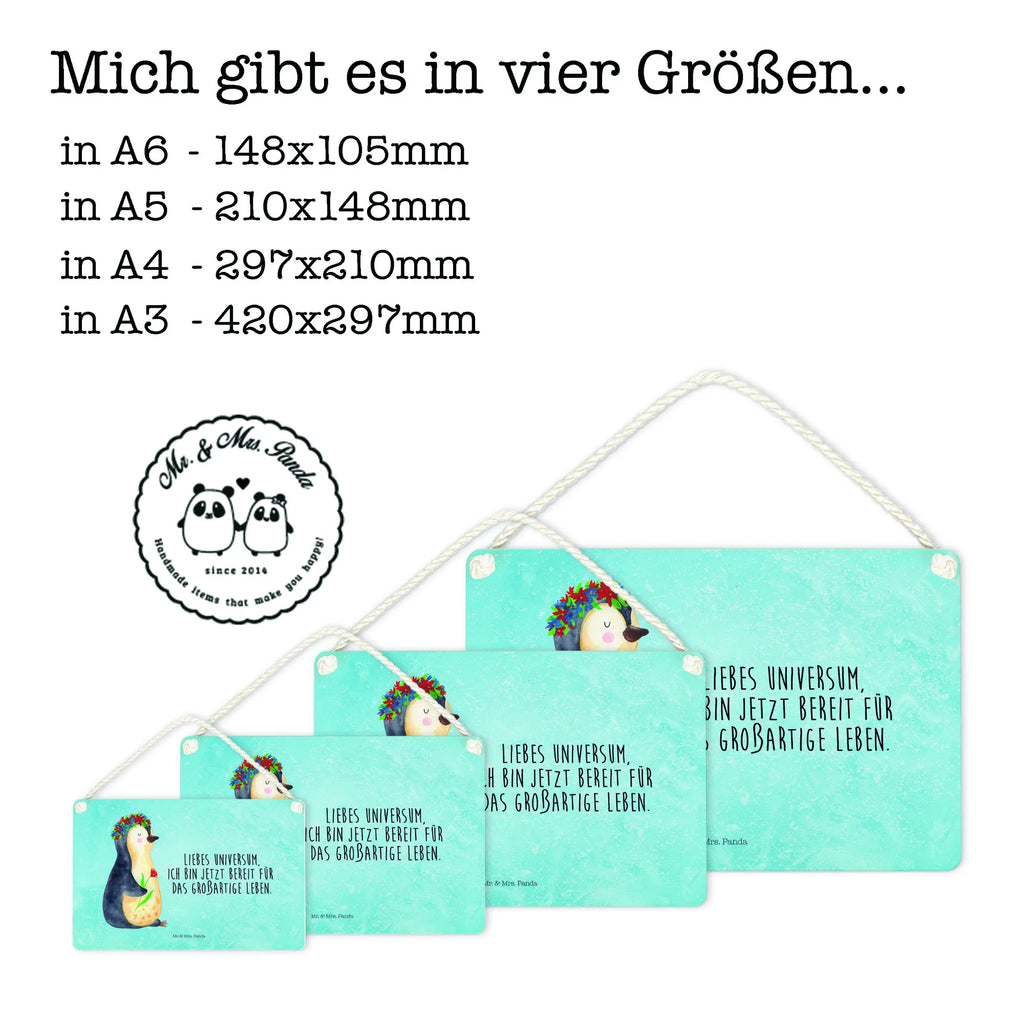 Deko Schild Pinguin Blumen Schild mit Spruch, dekotafel, wandtafel, wandhänger, Türschild Familie, sprüche schild, dekoration schild, Holzschild, Schild, Dekoschild, hängeschild, Badschild, Wandschild, Spruchschild, Küchenschild, Türschild, holzbild, Motivschild, Deko Wandtafel, Holztafel, dekoschilder, Deko Schild, Pinguin, Geschenkidee, Lebensziele, Wünsche, Ziele, Lebenslust, Liebeskummer, Pinguine, Universum, Blumenkranz, Motivation, Leben