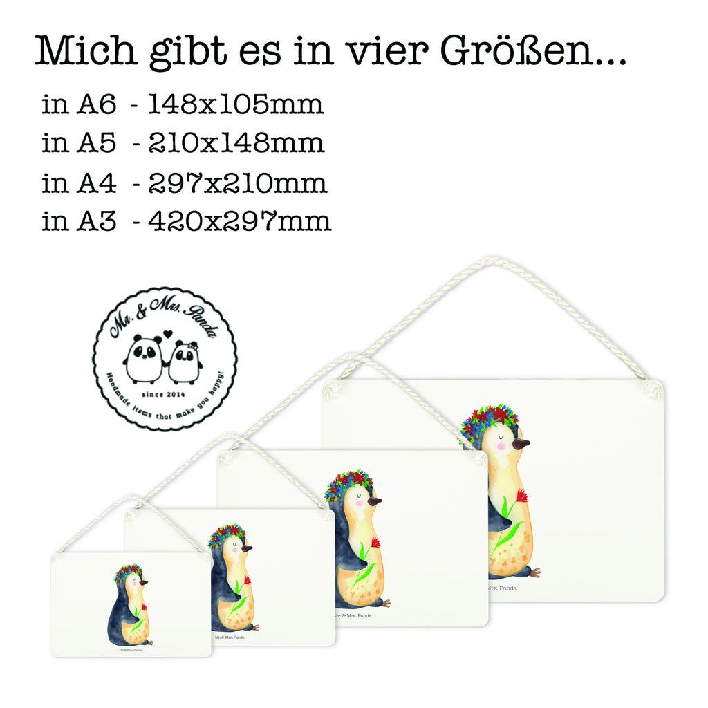 Deko Schild Pinguin Blumen Schild mit Spruch, dekotafel, wandtafel, wandhänger, Türschild Familie, sprüche schild, dekoration schild, Holzschild, Schild, Dekoschild, hängeschild, Badschild, Wandschild, Spruchschild, Küchenschild, Türschild, holzbild, Motivschild, Deko Wandtafel, Holztafel, dekoschilder, Deko Schild, Pinguin, Geschenkidee, Lebensziele, Wünsche, Ziele, Lebenslust, Liebeskummer, Pinguine, Universum, Blumenkranz, Motivation, Leben