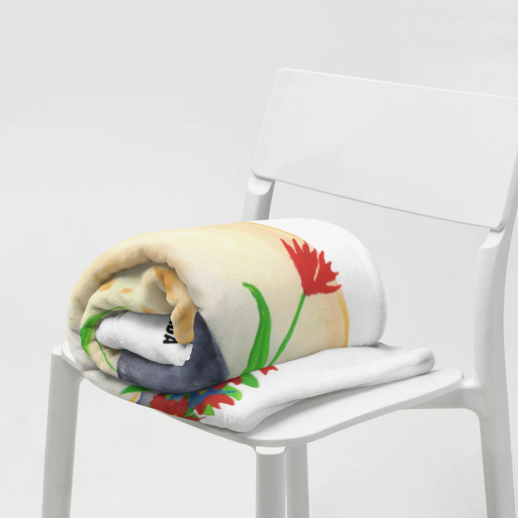 Babydecke Pinguin Blumenkranz Babydecke, Babygeschenk, Geschenk Geburt, Babyecke Kuscheldecke, Krabbeldecke, Pinguin, Pinguine, Leben, Geschenkidee, Ziele, Universum, Blumenkranz, Lebensziele, Wünsche, Motivation, Lebenslust, Liebeskummer