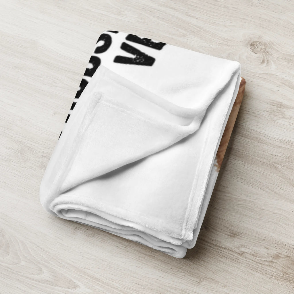 Kocyk dla niemowląt Wombat Babygeschenk, Babyecke Kuscheldecke, Geschenk Geburt, Krabbeldecke, Babydecke, Tiermotive, Gute Laune, lustige Sprüche, Tiere, Das Leben ist schön, Motivation, Australien, Spruch, Wombat