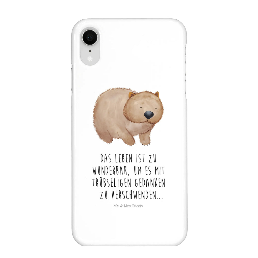 Phone case Wombat mobile phone case, mobile phone, Iphone 10, mobile cover, Iphone X, case, cover, small animals, cute, funny, cute animal motives, hand drawn, small world, funny sayings, good mood, happy, gifts, gift ideas, special gifts, animal lover, card, Wombat, Australia, motivation, saying, life is beautiful
