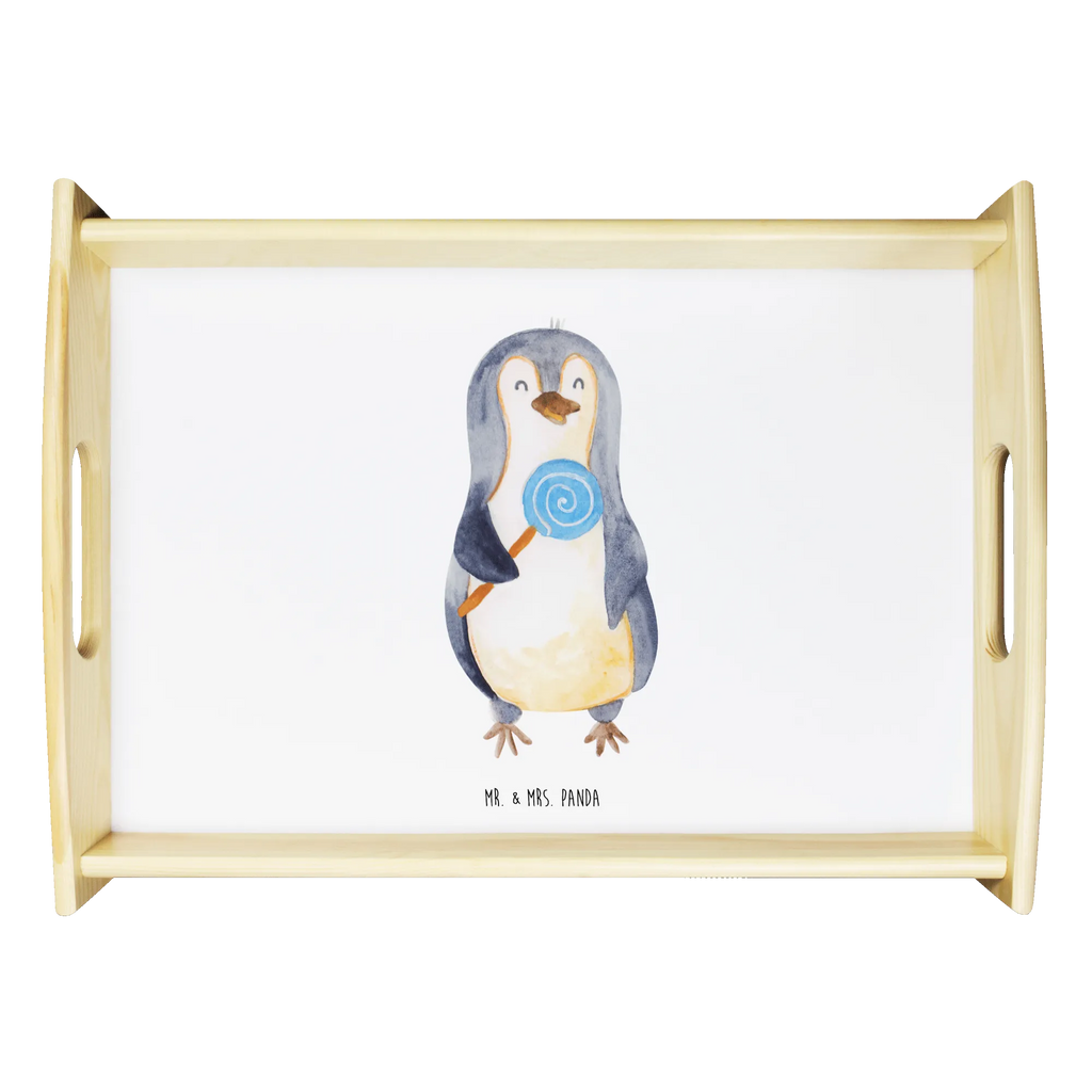 Serving tray Penguin lollipop Holztablett, Dekotablett, Tablett, Frühstückstablett, Küchentablett, Serviertablett, Pinguin, Süßigkeiten, Lolli, Ganove, Pinguine, Rebell, Gauner, Blödsinn, Rabauke, Spruch