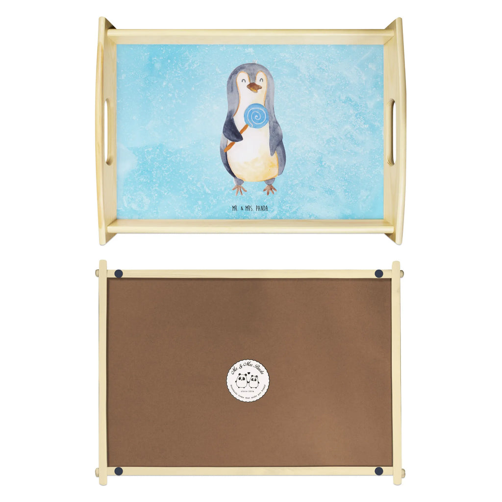 Serving tray Penguin lollipop Holztablett, Dekotablett, Tablett, Frühstückstablett, Küchentablett, Serviertablett, Pinguin, Süßigkeiten, Lolli, Ganove, Pinguine, Rebell, Gauner, Blödsinn, Rabauke, Spruch