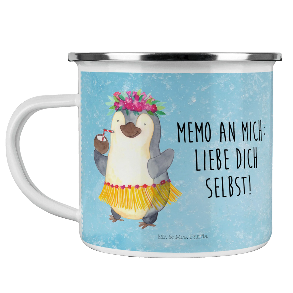 Kempingowy kubek emaliowany Pingwin z Kokosem becher emaille, Tasse, reisetasse, Tasse Emaille, Teebecher, metallbecher, Kaffeebecher, Pott, Campingbecher, Blechtasse, Emaille Becher, Emaille Tasse, Trinkbecher, Campingtasse, Metalltasse, Reisebecher, wanderbecher, Becher, wandertasse, Emailletasse, blechbecher, Kaffeetasse, Teetasse, emaillebecher, Pinguin, Kokosnuss, Urlaub, Hawaii, Aloha, Pinguine
