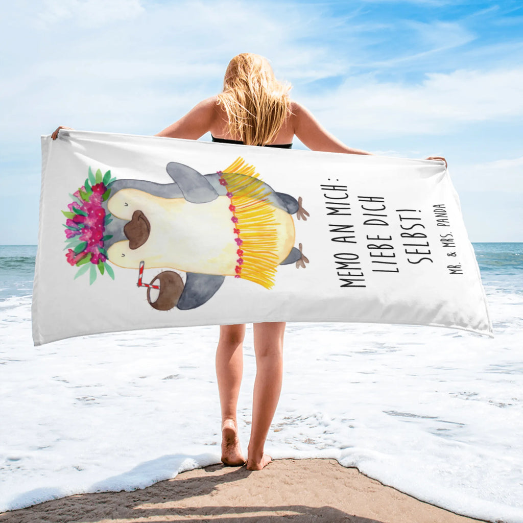 XL bath towel Penguin coconut XL bath towel, oversized towel, large beach towel, luxury bath sheet, spa towel, extra large swim towel, Penguin, North Pole, Winter, Penguins, aloha, vacation, Hawaii, coconut, penguins