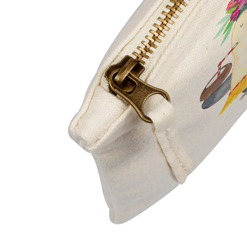 Make-up bag Penguin coconut Schminktasche, Kosmetiktasche, Kosmetikbeutel, Stiftemäppchen, Etui, Federmappe, Makeup, XXL, Schminketui, Kosmetiketui, Schlamperetui, Pinguin, Aloha, Hawaii, Urlaub, Kokosnuss, Pinguine