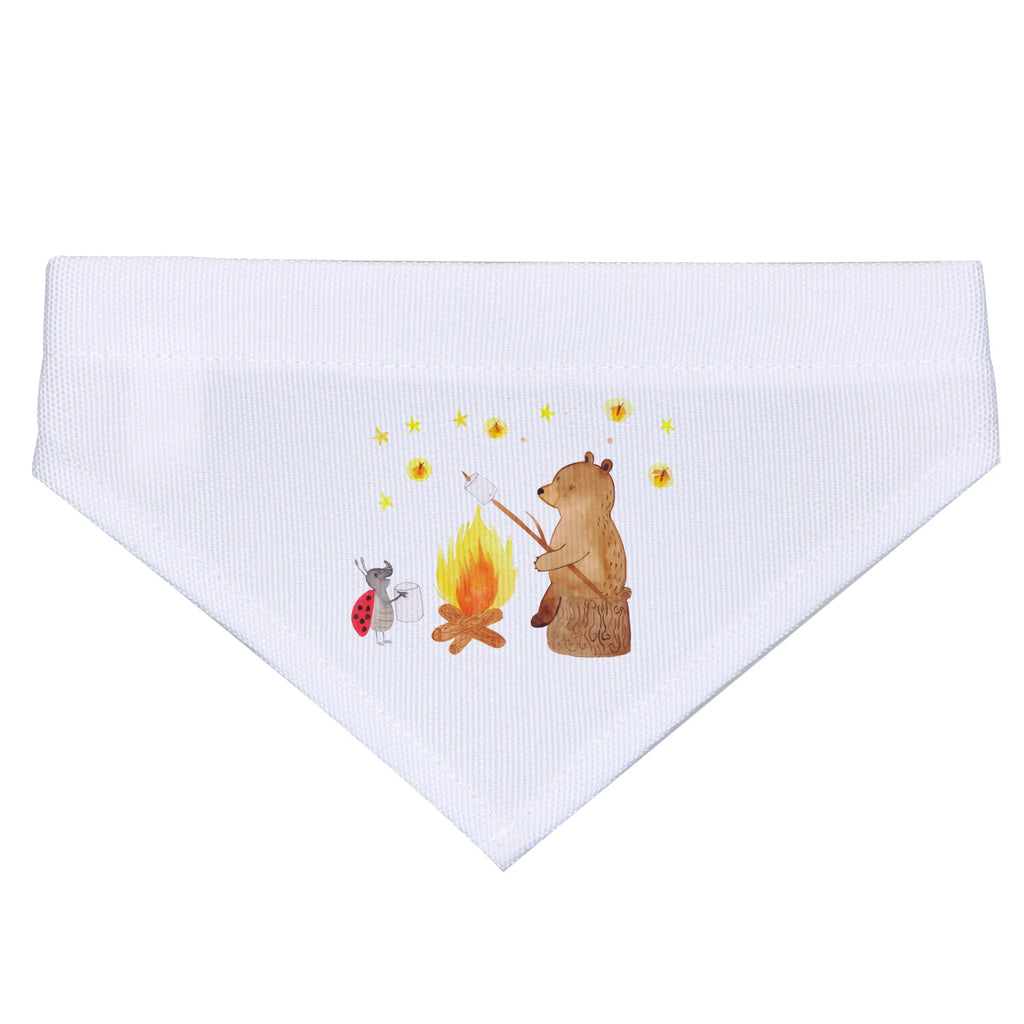 Chusta na szyję dla psa L Niedźwiedź i biedronka przy ognisku Halstuch, Mittelgroße Hunde, Tuch, Hunde, Mittel, Hundehalstuch, Bär, Teddybär, Teddy, Lagerfeuer