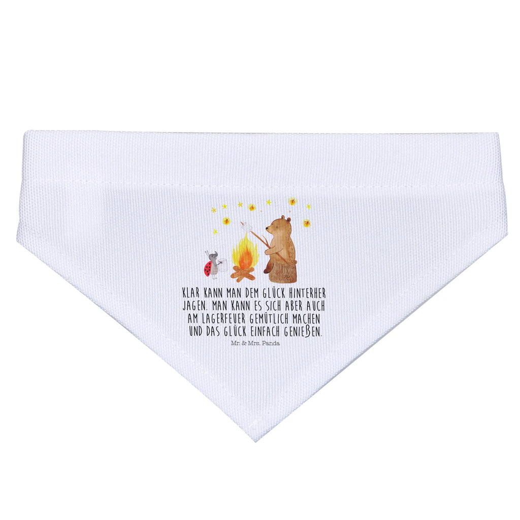 Chusta na szyję dla psa L Niedźwiedź i biedronka przy ognisku Halstuch, Mittelgroße Hunde, Tuch, Hunde, Mittel, Hundehalstuch, Bär, Teddybär, Teddy, Lagerfeuer