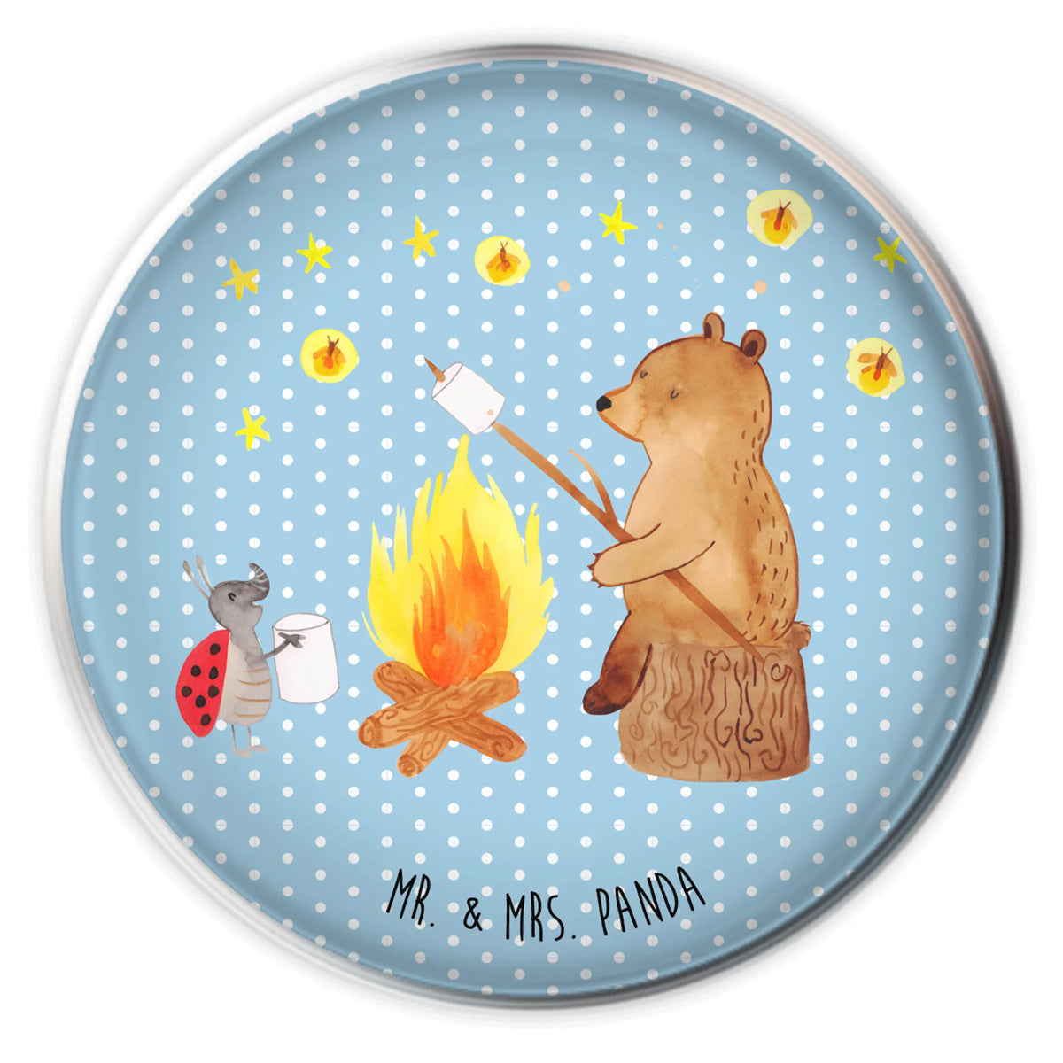 Sink plug Bear & Ladybird campfire stoppers, drain set, washbasin, drain plugs, universal, Washbasin plugs, washbasin plugs, bear, teddy, teddy bear, cuddly toy, Campfire