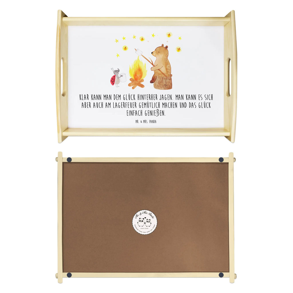 Serving tray Bear & Ladybird campfire betttablett, couchtablett, Küchentablett, Serviertablett, Frühstückstablett, tablett holz, serviertablett aus holz, holz serviertablett, Servier Tablett, tablett für getränke, bett tablett, tablett für bett, echtholz tablett, Tablett, Holztablett, serviertablett holz, essenstablett, tablett aus holz, tablett zum servieren, teetablett, tablett für essen, tragetablett, getränketablett, sofatablett, ablagetablett, kaffeetablett, Bär, Teddy, Teddybär, Lagerfeuer