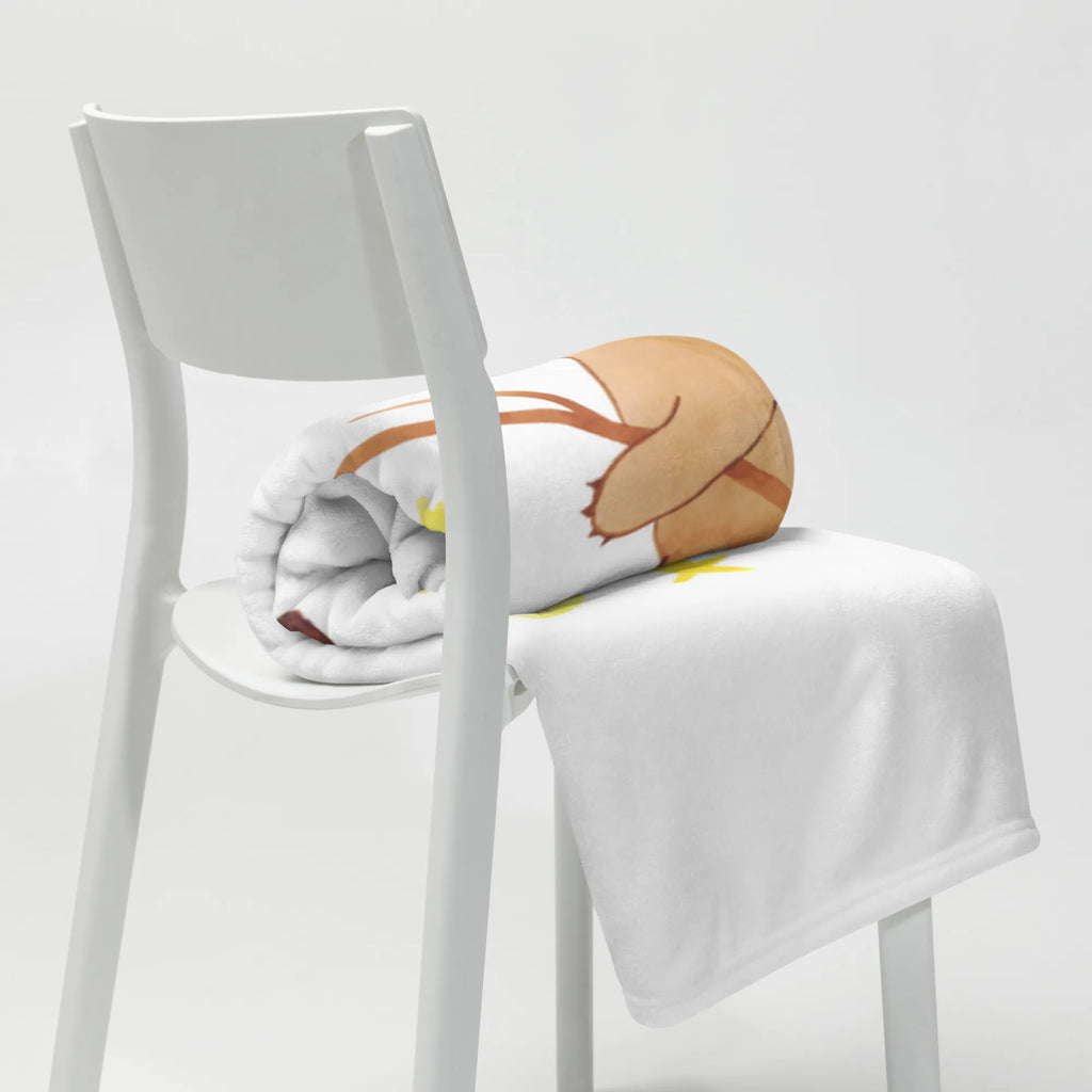 Kocyk dla niemowląt Niedźwiedź i biedronka przy ognisku Niedźwiedź, Miś, Pluszowy miś