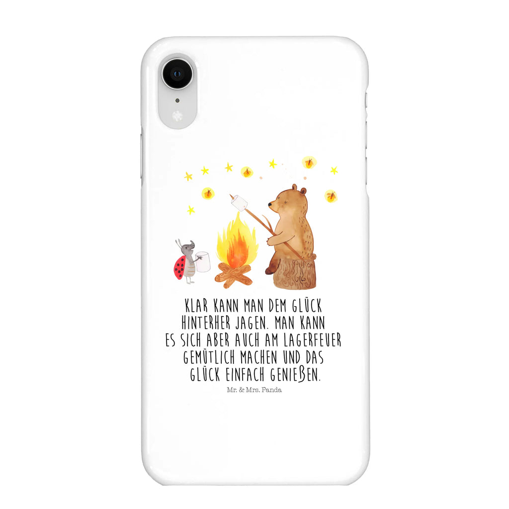 Phone case Bear & Ladybird campfire Iphone X, mobile phone, mobile cover, Iphone 10, cover, mobile phone case, case, bear, teddy, teddy bear, cuddly toy, Campfire