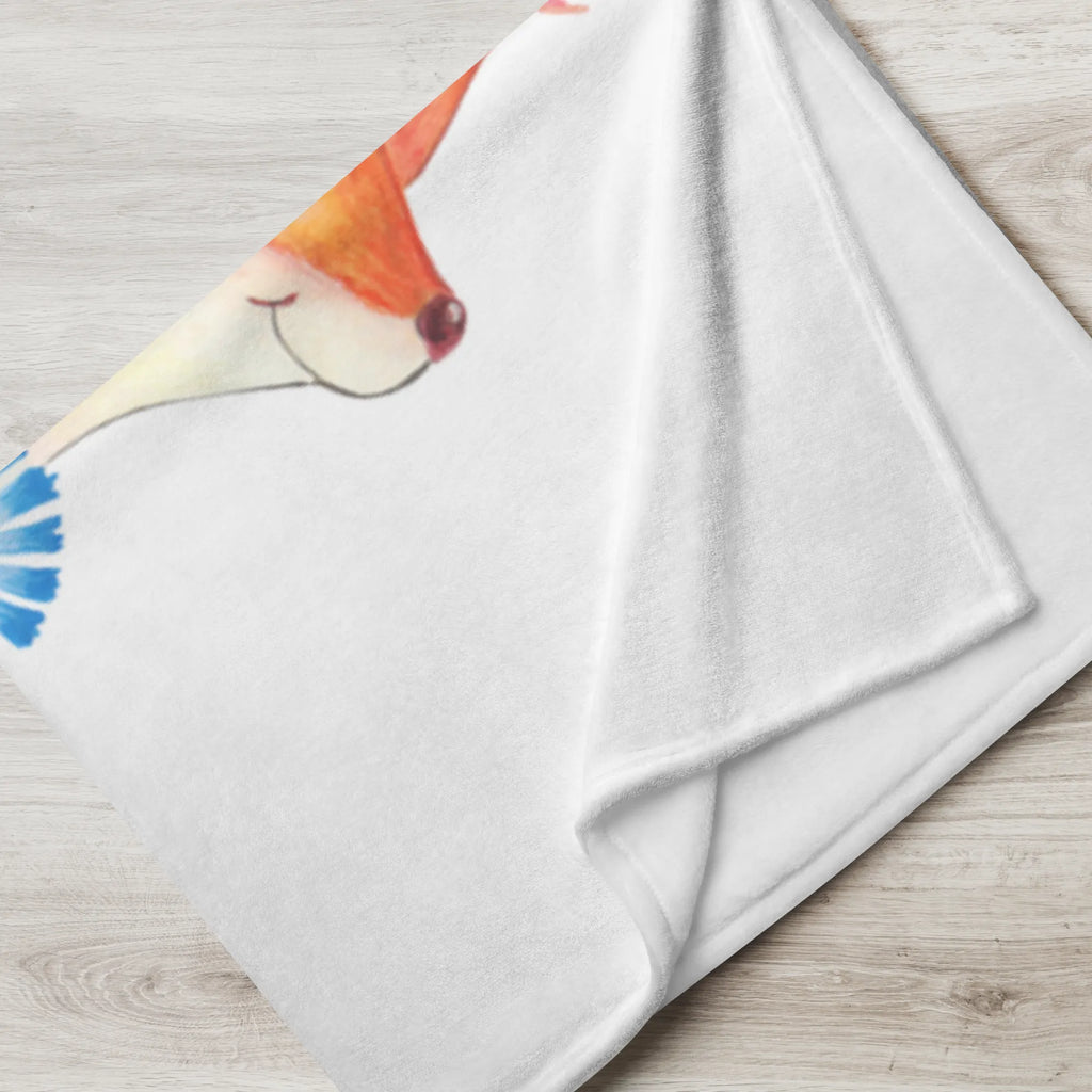 Baby blanket Squirrel flower small animals, cute, funny, cute animal motives, hand drawn, small world, funny sayings, good mood, happy, gifts, gift ideas, special gifts, animal lover, card, positive saying, fun, laughter, saying decoration, motivation pictures, motivation sayings, Squirrel, happy saying, squirrel