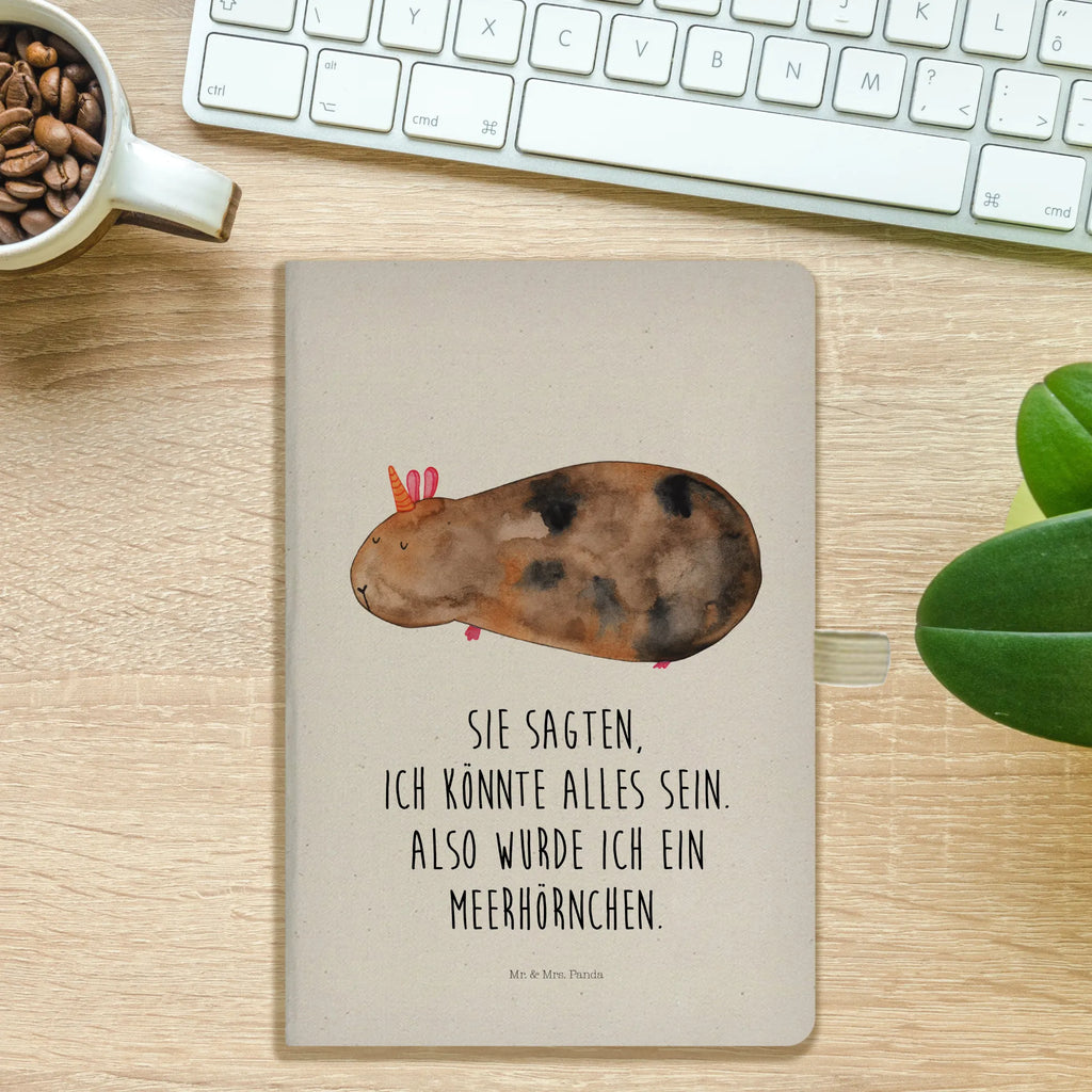 Bawełniany notatnik DIN A4 Jednorożec świnka morska Jednorożec, jednorożce, dekoracje jednorożca, jednorożec