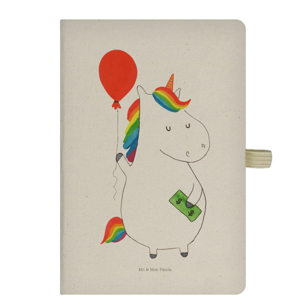 Cotton notebook unicorn balloon sketchbook, notepad, notes, entry book, writing book, diary, journal, address book, notebook, unicorn, unicorns, girlfriend, fun, lifelong, balloon, funny, gift, money, saying, joy