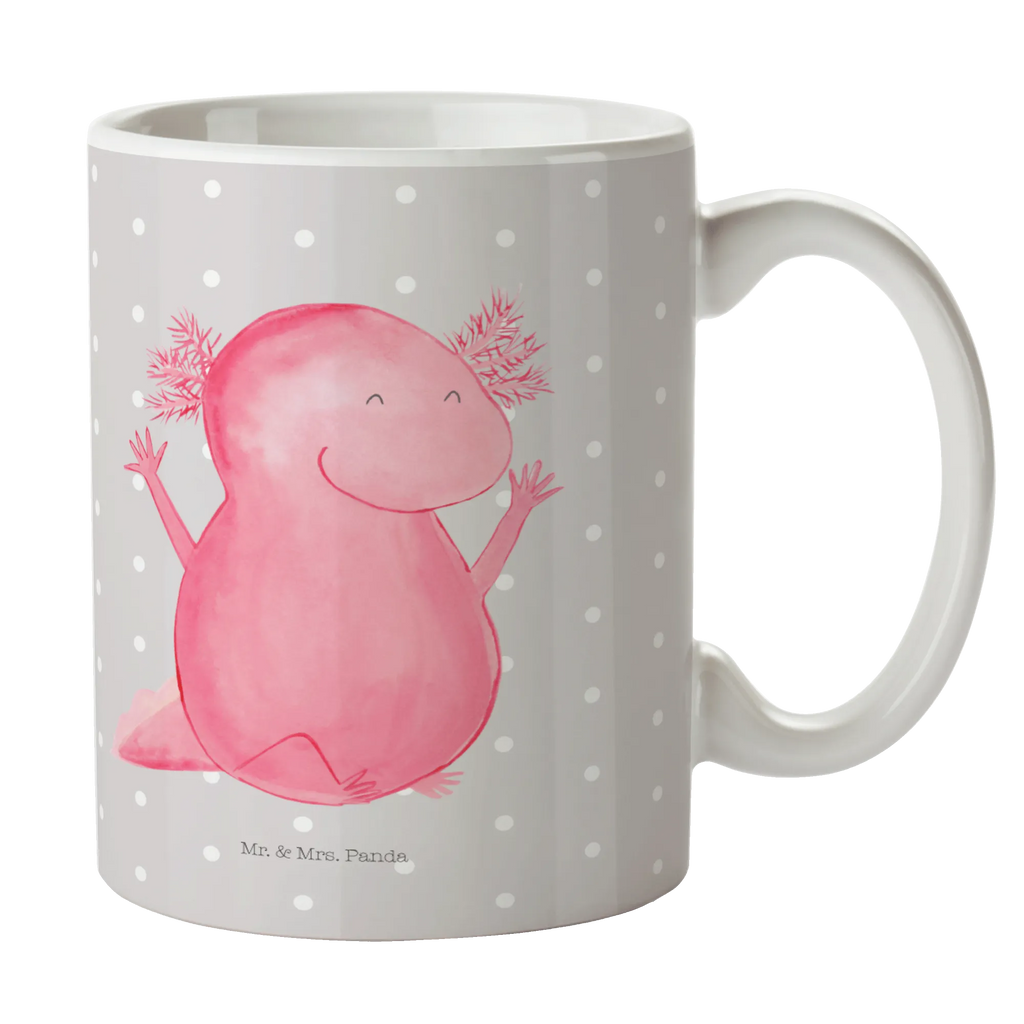 Tasse Axolotl Hurra Geschenktasse, Tasse, Teetasse, Tasse mit Motiven, Bürotasse, Tasse mit Zitaten, Porzellantasse, Kaffeetasse, Keramiktasse, Axolotl, Molch, fröhlich, Schwanzlurch, Freude, Zufriedenheit, Spaß, Motivation, Lurche, Axolot, Lurch