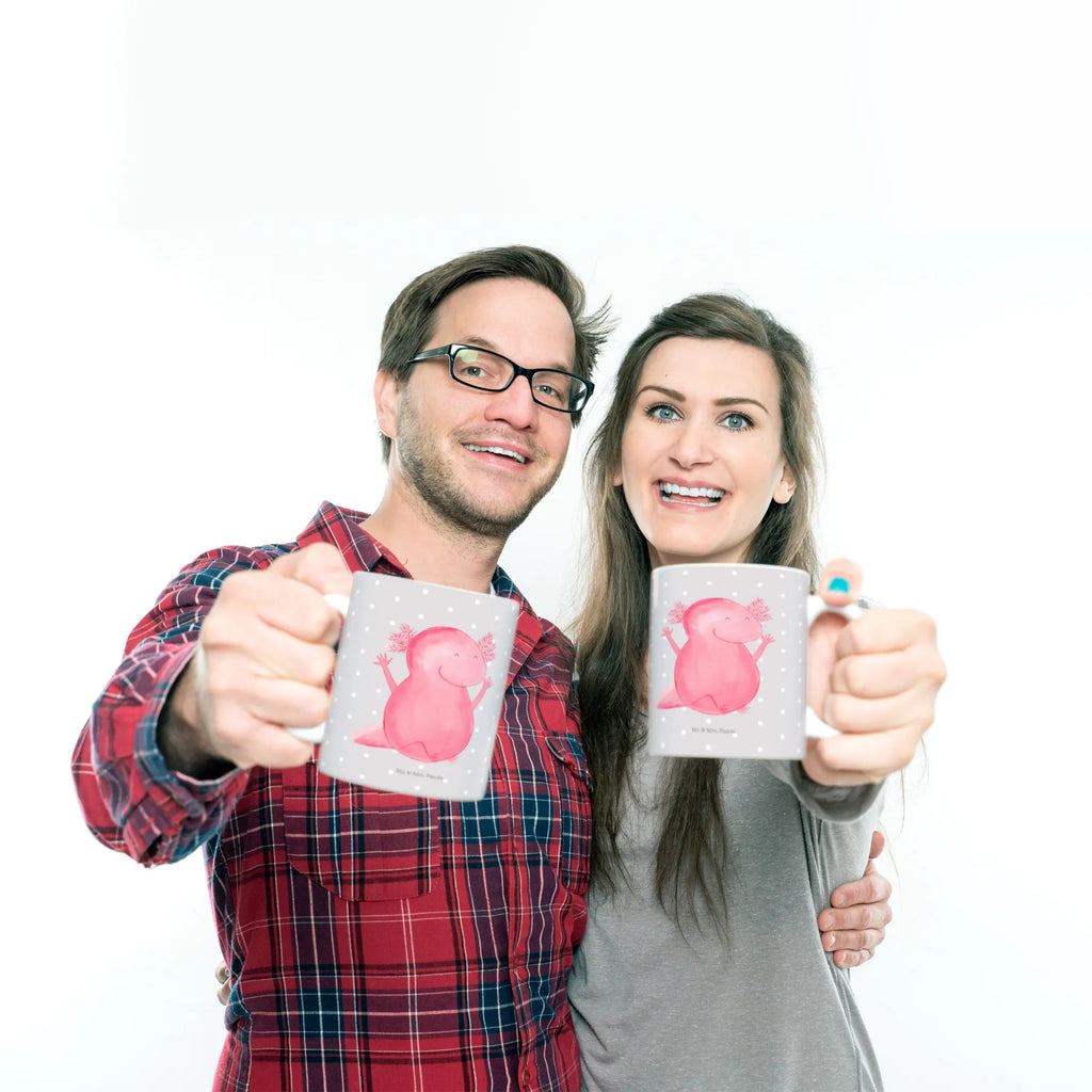 Tasse Axolotl Hurra Geschenktasse, Tasse, Teetasse, Tasse mit Motiven, Bürotasse, Tasse mit Zitaten, Porzellantasse, Kaffeetasse, Keramiktasse, Axolotl, Molch, fröhlich, Schwanzlurch, Freude, Zufriedenheit, Spaß, Motivation, Lurche, Axolot, Lurch