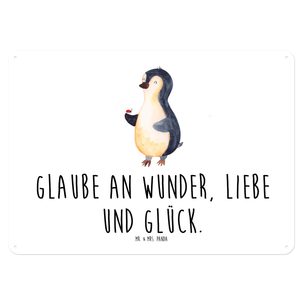 Blechschild Pinguin Marienkäfer Blechschild Büro, Blechschild Groß, Türschild Metall, Blechschild Für Männer, Blechschild Für Frauen, Wandschild Metall, Blechschild Küche, Blechschild, Dekoschild Metall, Blechschild Zum Aufhängen, Pinguin, Freude, Glück, Wunder, Marienkäfer, Liebe, Pinguine, Lebensfreude